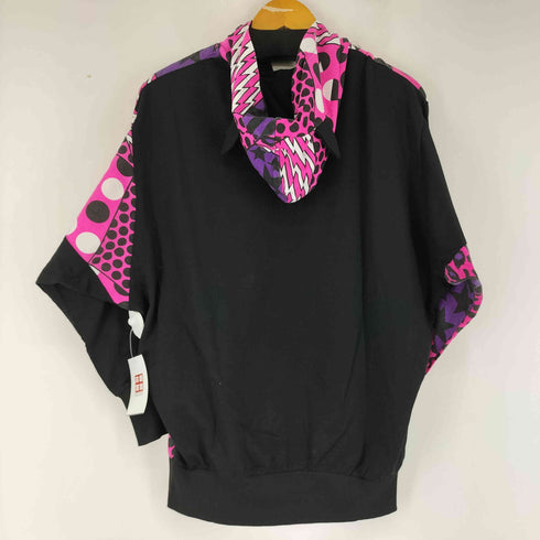 ACDC RAG 総柄ジップアップパーカー 猫耳 レディース